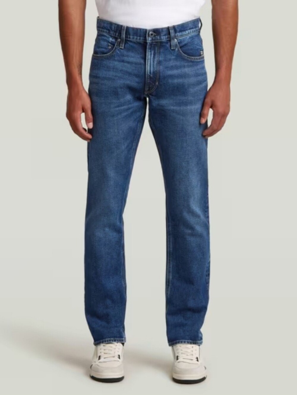NWT G-Star Mosa Straight Fit Men's Denim Jeans in Washed Blue Size 34 / 30